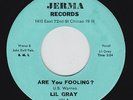 Lil Gray - Are You Fooling - Original Jerma 101 - Chicago Soul / R&B Rarity - EX