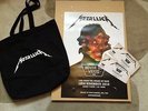 METALLICA House of Vans Goody bag pick, badge, poster, bag, stubs