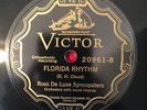 Victor 20961 Ross De Luxe Syncopators FLORIDA RHYTHM/Skad-O-Lee 1927 78 rpm E+