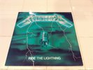 METALLICA Ride the lightning GREEN COVER MISPRINT french 1984 bernett LP