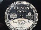 TENNESSEE HAPPY BOYS - ‘SHOW ME THE WAY TO GO HOME’ EDISON DISC, HOT SOLOS