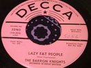 Rare U.K. '67 Mod Garage 45 Barron Knights Lazy Fat People PETE TOWNSHEND HEAR