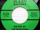 the Boss Four NORTHERN SOUL 45 on Rim WALKIN BY vg b/w SPACE MOOD vg+   dm569
