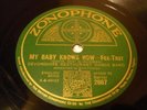 JAZZ DEVONSHIRE RESTAURANT BAND My Baby Knows How ZONOPHONE 2887