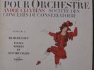 RAVEL, ORCHESTRAL WORKS, STÉ DES CONCERTS DU CONSERVATOIRE, CLUYTENS, SAXF 250