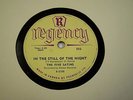 THE FIVE SATINS 78rpm on Regency 532 
