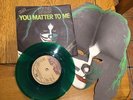 PETER CRISS OF KISS- YOU MATTER TO ME GREEN VINYL 45 + MINT MASK