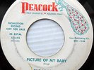 the UNIQUES orig.doowop PEACOCK promo 45 PICTURE OF MY BABY b/w MYSTERIOUS FM27