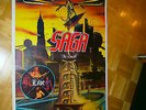 80s XL (86cm) Concert-Tour Promo Poster SAGA Worlds Apart European Tour TOP