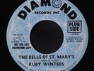 RUBY WINTERS: The Bells Of St. Mary's / Try Me 45 (close to M-) Soul