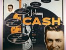 JOHNNY CASH With Hot Blue Guitar ORIG 12