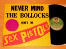 SEX PISTOLS - NEVER MIND THE BOLLOCKS LP 1977 RARE GERMAN 11 TRACK + STICKER VG