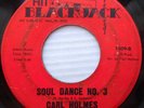 CARL HOLMES northern / funk 45 SOUL DANCE No. 3 / CROSSIN OVER vg vinyl  F1845