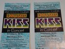 2x KISS Unmasked Tour 80 Eintrittskarten Tickets RARE simmons frehley