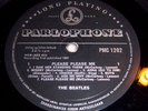 BEATLES PLEASE PLEASE ME LP DANISH SILVER 8 STAR PARLOPHONE MONO PMC 1202 LISTEN