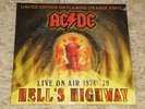 RARE NEW SEALED AC/DC HELLS HIGHWAY LIVE ON THE AIR 1974-79 ORANGE VINYL RECORD