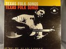 60's FOLK Lp Alan Lomax Texas Folk Songs Guy Caravan Tradition 1029 Orig DG M-
