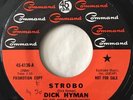 * DICK HYMAN Strobo/Lay Lady Lay MOOG ELECTRO PSYCH FUNK Command Promo 45 HEAR