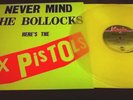 Sex Pistols ?– Never Mind The Bollocks RARE YELLOW VINYL re LP virgin