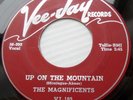 MAGNIFICENTS orig VEE-JAY doowop 45 UP ON THE MOUNTAIN / WHY DID SHE GO  M- FM05