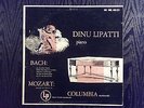 BACH MOZART DINU LIPATTI PIANO COLUMBIA 6 EYES USA LP EX/NEAR MINT