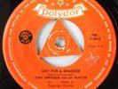BEATLES & TONY SHERIDAN- SOUTH AFRICA 45-CRY FOR A SHADOW / WHY-SINGLE