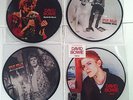 DAVID BOWIE - 4 x VINYL PICTURE DISC - ROCK 'N' ROLL SUICIDE  DIAMOND DOGS + 2