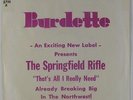 Northern Soul 45 - Springfield Rifle - That's All I Really Need - Burdette - VG+
