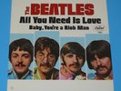 Beatles All You Need Is Love/Baby You’re a Rich Man Mint Pic Sleeve & NM Record