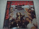 SCORPIONS-World Wide Live JAPAN 1st.Press Promo White Label w/OBI AC/DC Rush