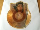 MADONNA - CRAZY FOR YOU - 1985 SHAPED PICTURE DISC ONLY SLIGHTLY 'TEA STAINED'