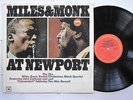 MILES DAVIS AND THELONIOUS MONK LP, MILES & MONK AT NEWPORT (COLUMBIA US Issue E