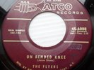 the FLYERS original VG+ ATCO doowop 45 MY ONLY DESIRE b/w ON BENDED KNEE  FM136