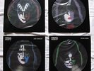 KISS - GENE - PAUL - PETER - ACE ; 4 x 12'' 180 g. Pic. Vinyl , Russian , RAR