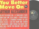 ARTHUR ALEXANDER   YOU BETTER MOVE ON   1962 DOT DLP-3434   MONO - VG+