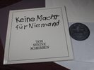 Ton Steine Scherben  KEINE MACHT FÜR NIEMAND  David Volksmund 2 LP-Set near mint