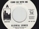 GLORIA JONES Come Go With Me 45 on Uptown northern soul promo original M- HEAR
