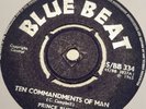 PRINCE BUSTER  -  TEN COMMANDMENTS OF MAN  -  BLUE BEAT SINGLE