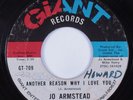 Northern Soul 45 JO ARMSTEAD Another Reason Why I Love You GIANT HEAR
