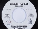 Northern Soul 45 J.J. BARNES Real Humdinger RIC-TIC wlp HEAR