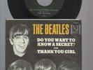 RARE-VEE-JAY 587-THE BEATLES-DO YOU WANT TO KNOW A SECRET-45-W/PIC. SLEEVE-NICE