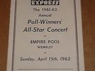 NME 1961-62 Poll-Winners Concert Programme (Cliff Richard/Billy Fury)