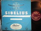 SIBELIUS Concerto in Dm for Violin & Orchestra UK Capitol Camilla Wicks