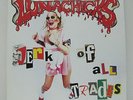 LUNACHICKS - JERK OF ALL TRADES LP 1995 US ORIG GO KART L7 w/ bonus 7