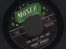 (Hear) 1967 Bobby Angelle Northern Soul 45 (Too Much For You)