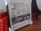 The Beatles 'A Hard Days Night' Mono LP 1963 Framed with autographs