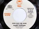 RANDY JACKSON-HOW CAN I BE SURE ON EPIC 70'S SWEET SOUL STEPPER 45-NM HEAR