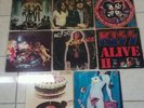 Vintage Kiss Santana Rolling Stones LPs Records Powerage Love Gun