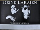 Deine Lakaien ?- Dark Star Tour 92 Poster + Autogramm Alexander Veljanov - RARE
