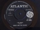 BOCKY + THE VISIONS - I GO CRAZY rare UK 1965 / GARAGE / MOD / DANCER / EX+++